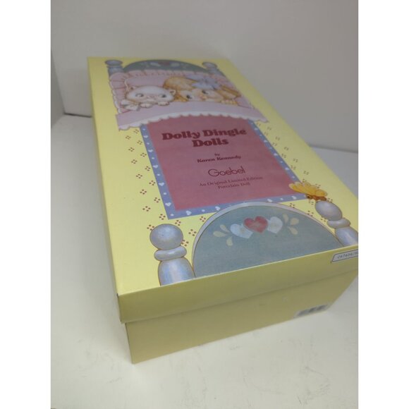 Goebel Dolly Dingle Musical Doll Quacky Quickly 1988 Porcelain LE Duck 15" - Picture 6 of 7